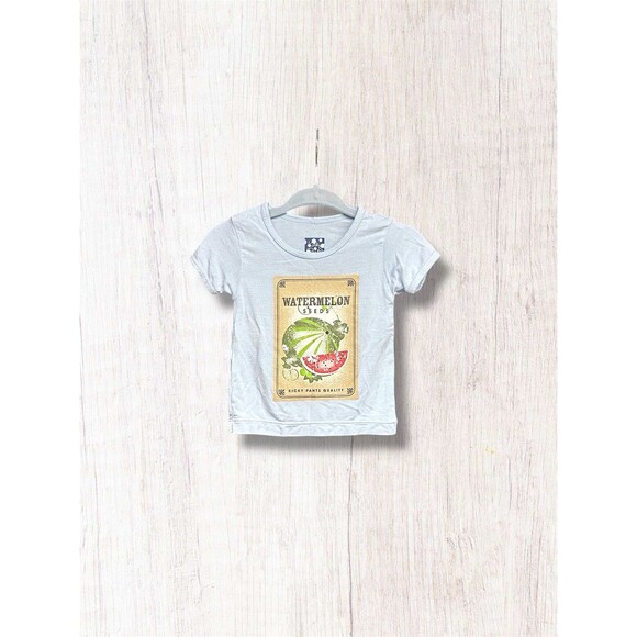 KicKee Pants | Bamboo Watermelon Print Short Sleeve Tee | 0-3m - Picture 1 of 3